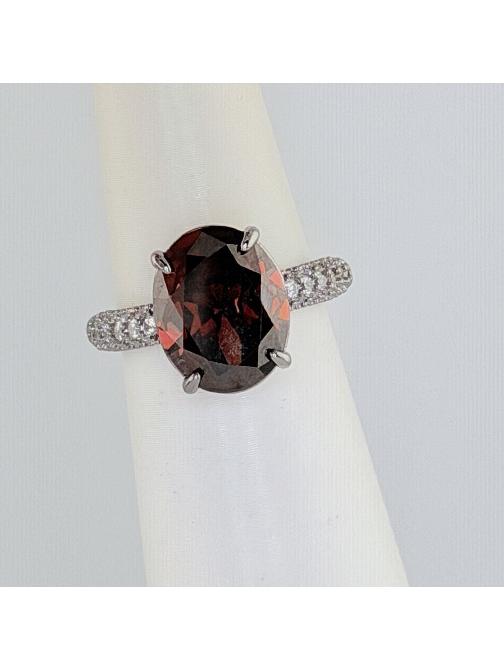 Bomb Party Ring Sz 7 RG81253 "Dreaming Of You" Brown Tourmaline on Hematite